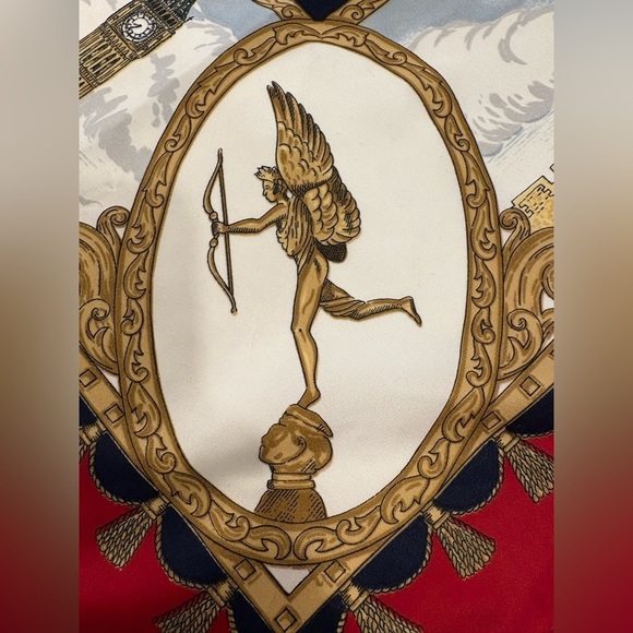 Tie Rack "Art of the Scarf" London Square Scarf - Picture 11 of 15